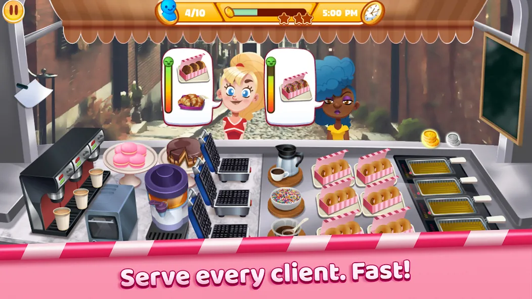 Boston Donut Truck: Food Game (Бостонский Донат Трак)  [МОД Все открыто] Screenshot 2