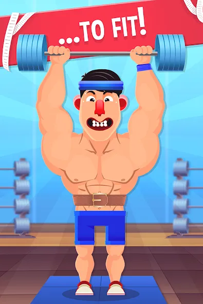 Fat No More: Sports Gym Game! (Фэт Но Море)  [МОД Бесконечные монеты] Screenshot 2