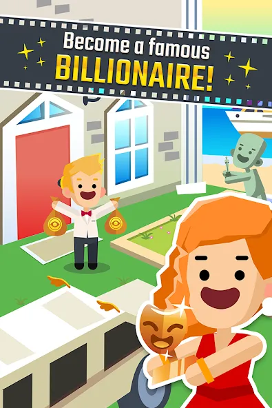 Hollywood Billionaire: Be Rich (Холливудский миллиардер)  [МОД Unlocked] Screenshot 2