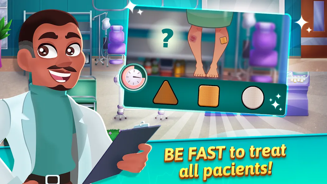 Medicine Dash: Hospital Game (Медицинский Дэш)  [МОД Много денег] Screenshot 2