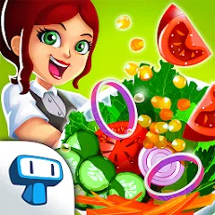 Взлом My Salad Bar: Veggie Food Game (Мой салатбар)  [МОД Все открыто] - стабильная версия apk на Андроид