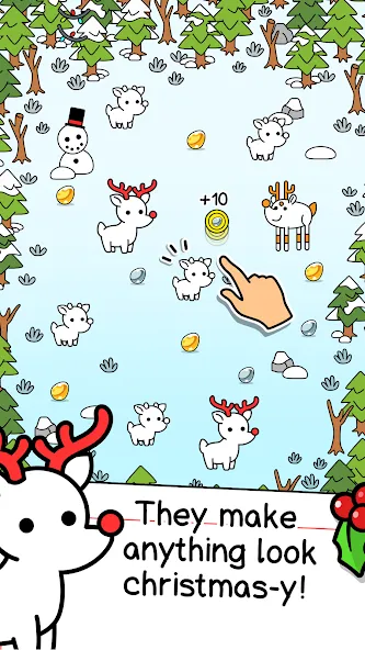 Reindeer Evolution: Idle Game (Рейндир Эволюция)  [МОД Unlimited Money] Screenshot 2