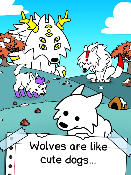 Wolf Evolution: Merge Wild Dog (Вульф Эволюшн)  [МОД Меню] Screenshot 5