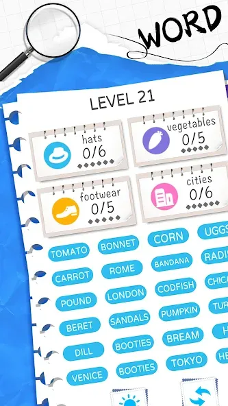 Word Sort: Association Connect (Соннект Колорс)  [МОД Mega Pack] Screenshot 1