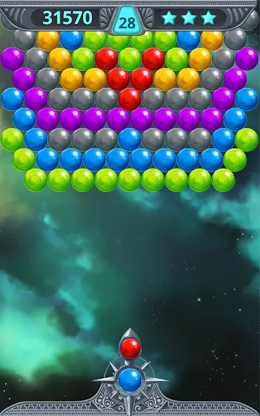 Bubble Shooter Space (Бубль шутер спейс)  [МОД Меню] Screenshot 5