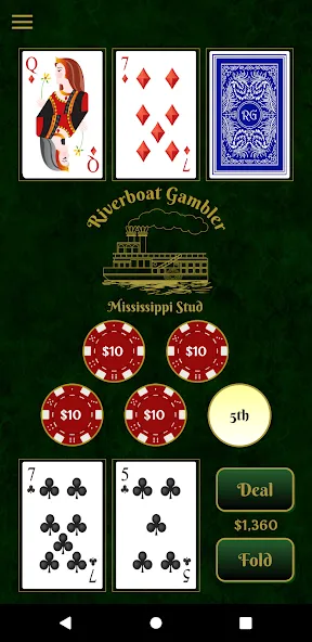 Riverboat Gambler (Ривербоат Гэмблер)  [МОД Бесконечные деньги] Screenshot 2