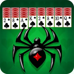 Взломанная Spider Solitaire: Card Game (Спайдер Солитер)  [МОД Много монет] - стабильная версия apk на Андроид