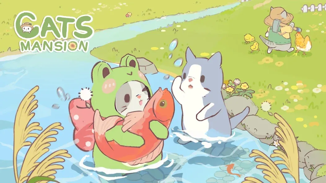 Cats Mansion: Cat Games (Кэтс Мэншн)  [МОД Menu] Screenshot 1