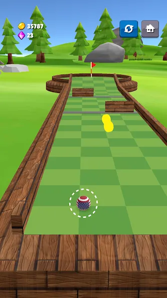 Mini Golf Game - Putt Putt 3D (Мини Гольф Челлендж)  [МОД Много монет] Screenshot 1