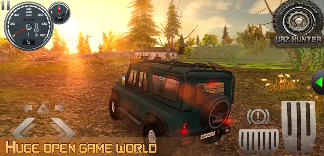 Russian Car Driver Uaz Hunter  [МОД Mega Pack] Screenshot 2