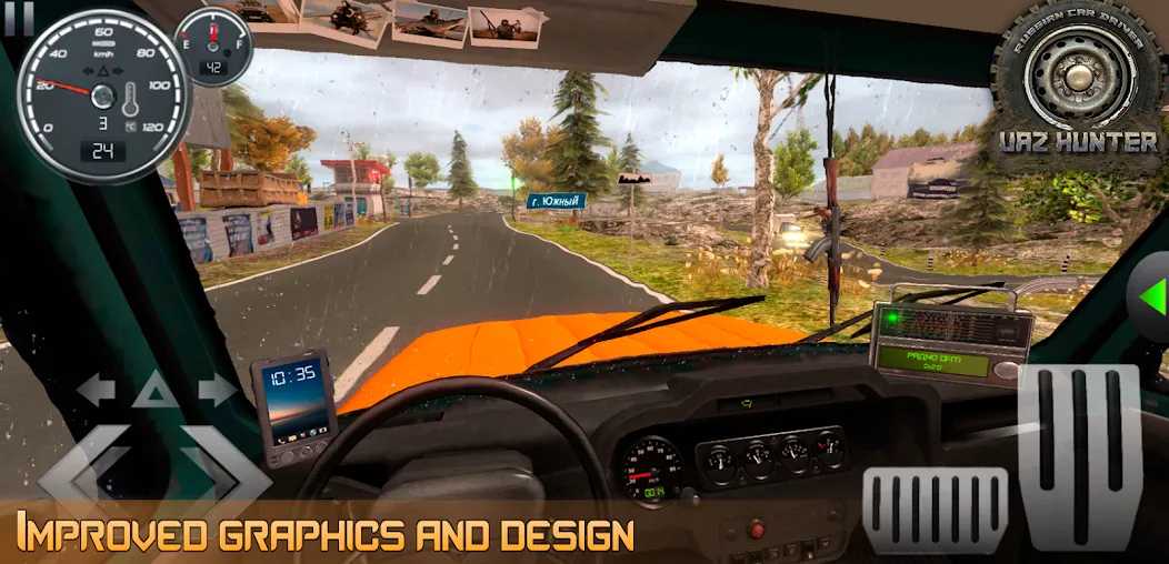 Russian Car Driver Uaz Hunter  [МОД Mega Pack] Screenshot 5