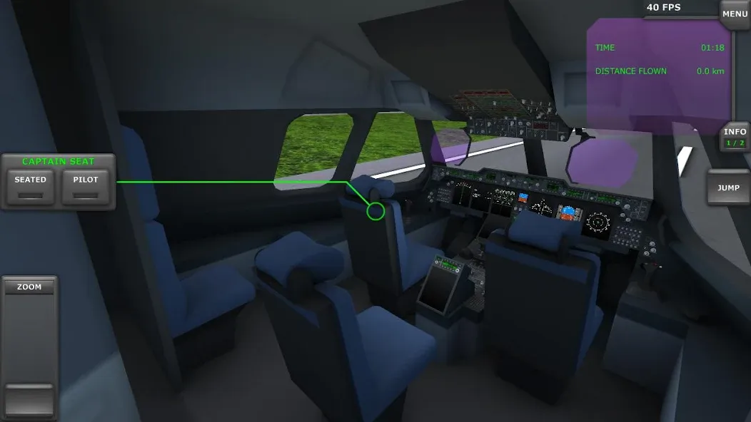 Turboprop Flight Simulator (Турбовинтовой симулятор полета 3D)  [МОД Меню] Screenshot 5