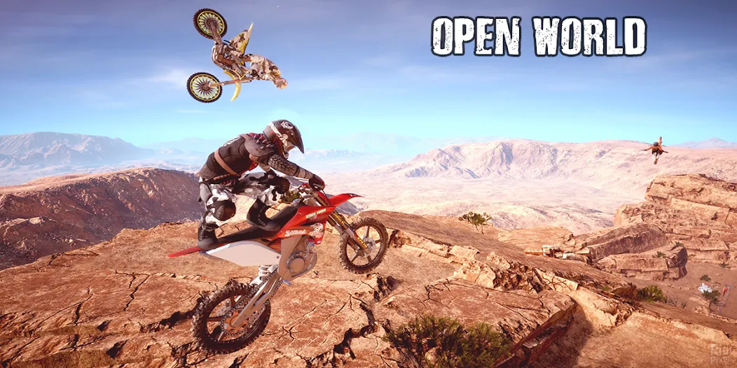 Dirt MX Bikes KTM Motocross 3D (Дирт МХ Байкс КТМ Мотокросс 3Д)  [МОД Menu] Screenshot 1