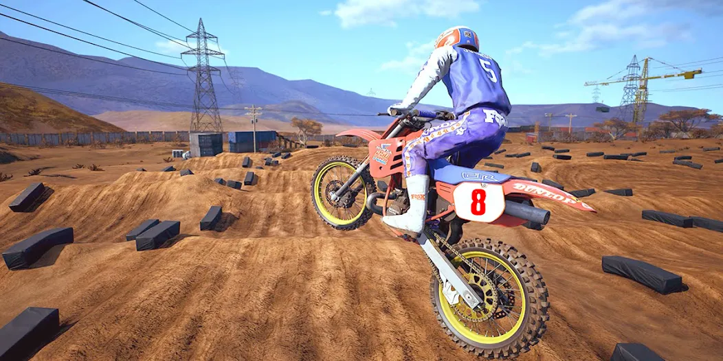 Dirt MX Bikes KTM Motocross 3D (Дирт МХ Байкс КТМ Мотокросс 3Д)  [МОД Menu] Screenshot 3