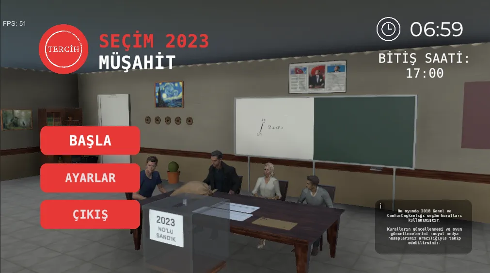 Seçim 2023 Müşahit oyunu  [МОД Mega Pack] Screenshot 1