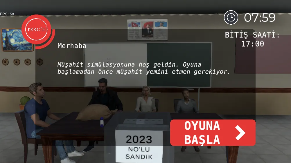 Seçim 2023 Müşahit oyunu  [МОД Mega Pack] Screenshot 2