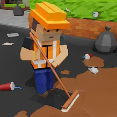 Скачать взломанную Cleaning Idle (Клининг Айдл)  [МОД Меню] - последняя версия apk на Андроид