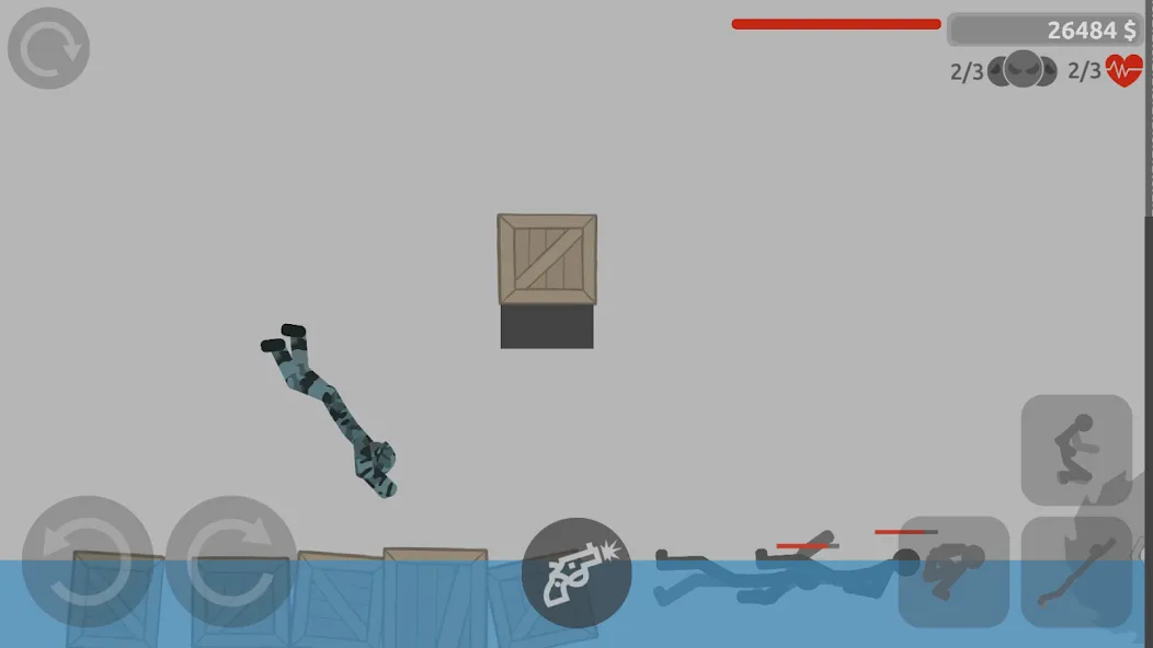 Stick Battle: Ragdoll Fight  [МОД Бесконечные монеты] Screenshot 1