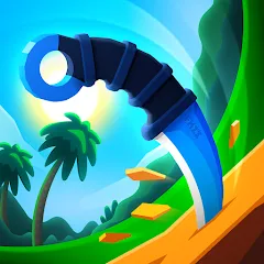 Скачать взломанную Flippy Knife: 3D flipping game (Флиппи Найф)  [МОД Unlocked] - полная версия apk на Андроид