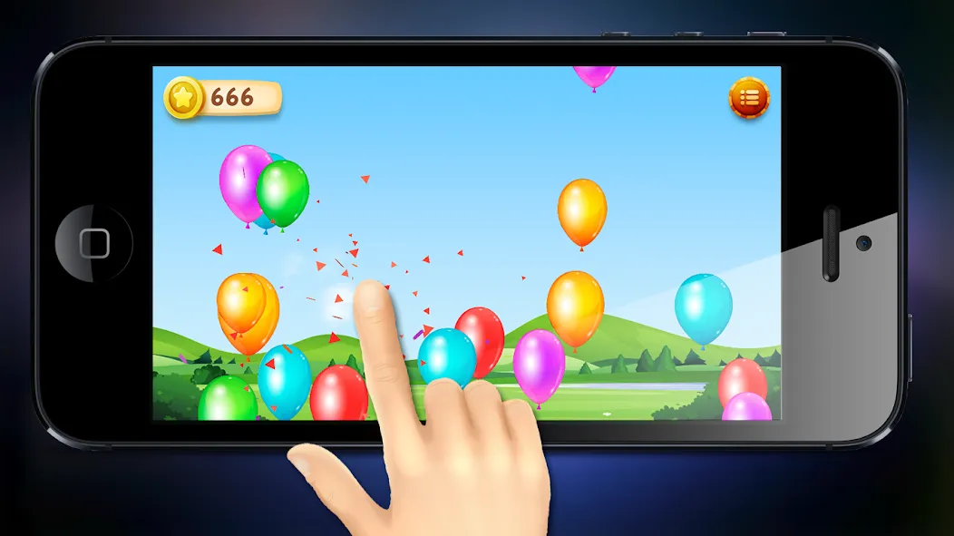 Burst balloons for kids  [МОД Много монет] Screenshot 1