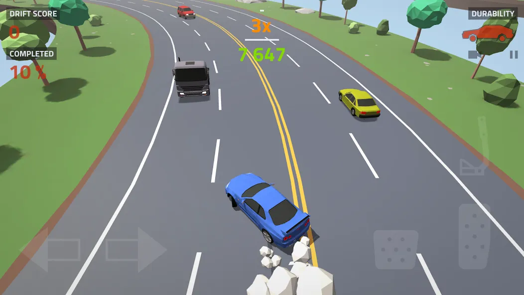 Polygon Drift: Traffic Racing (Полигон Дрифт)  [МОД Много монет] Screenshot 5