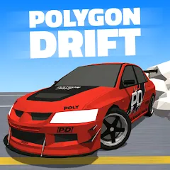 Взлом Polygon Drift: Traffic Racing (Полигон Дрифт)  [МОД Много монет] - последняя версия apk на Андроид