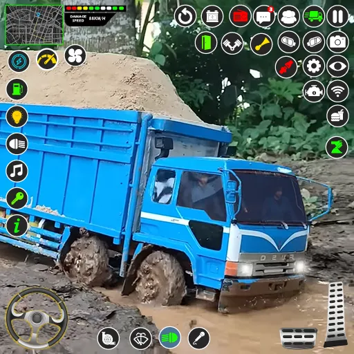 Mud Truck Runner Simulator 3D  [МОД Много денег] Screenshot 1