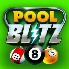 Скачать взлом Pool Blitz (Пул Блиц)  [МОД Бесконечные монеты] - стабильная версия apk на Андроид