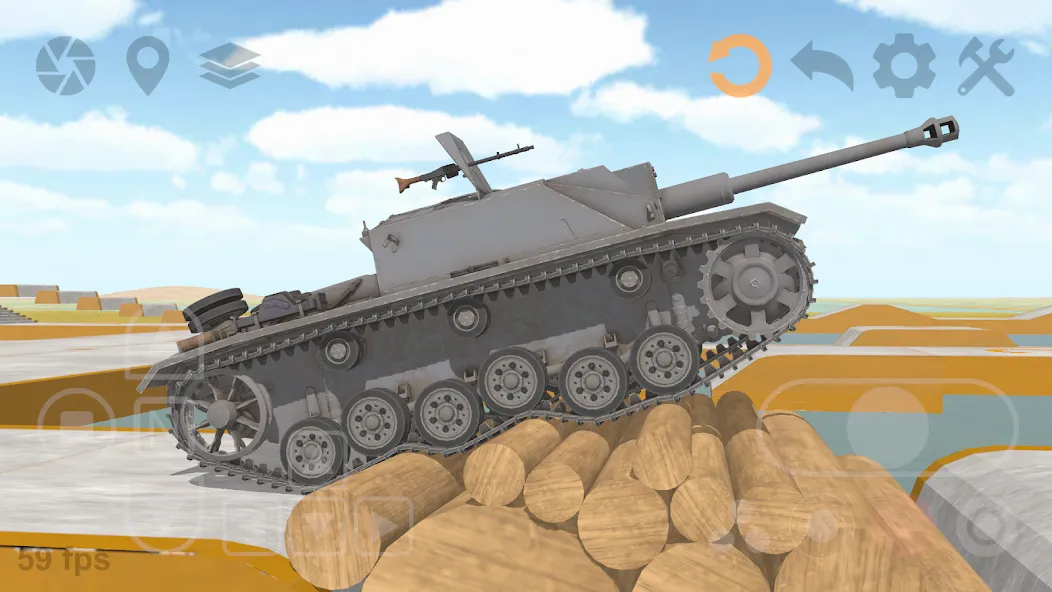 Tank Physics Mobile Vol.3  [МОД Unlimited Money] Screenshot 3