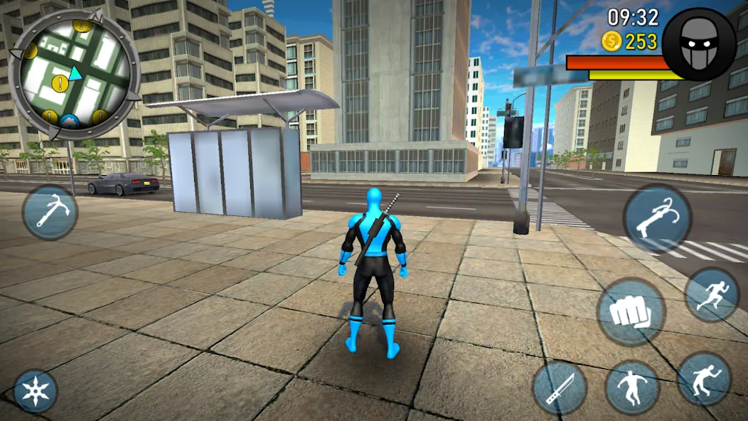 Blue Ninja : Superhero Game (Блу Ниндзя)  [МОД Бесконечные деньги] Screenshot 4