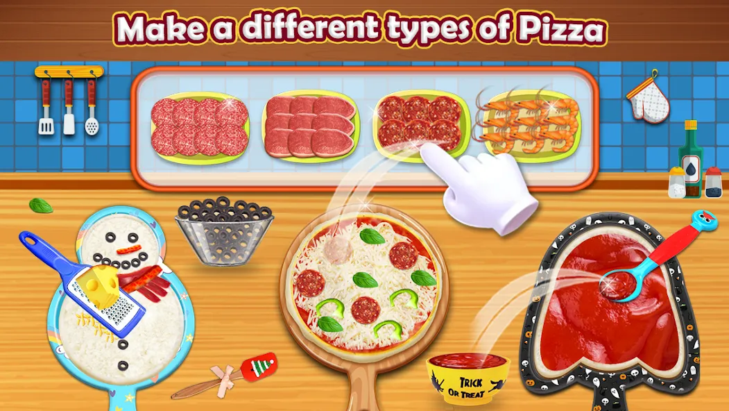 Pizza Maker - Cooking Games  [МОД Меню] Screenshot 1