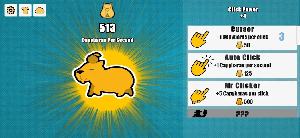 Capybara Clicker (Капибара Кликер)  [МОД Все открыто] Screenshot 1