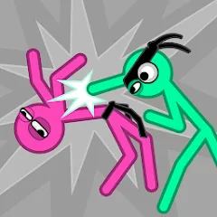 Скачать взлом Slapstick Fighter - Fight Game (лапстик Файтер)  [МОД Много монет] - последняя версия apk на Андроид