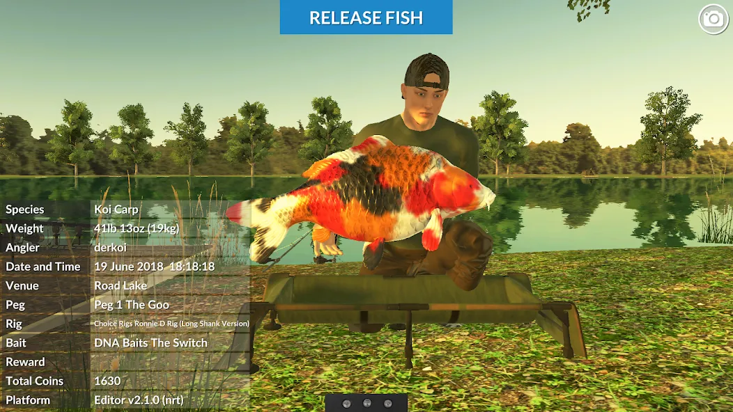 Carp Fishing Simulator (Карп Фишинг Симулятор)  [МОД Все открыто] Screenshot 1