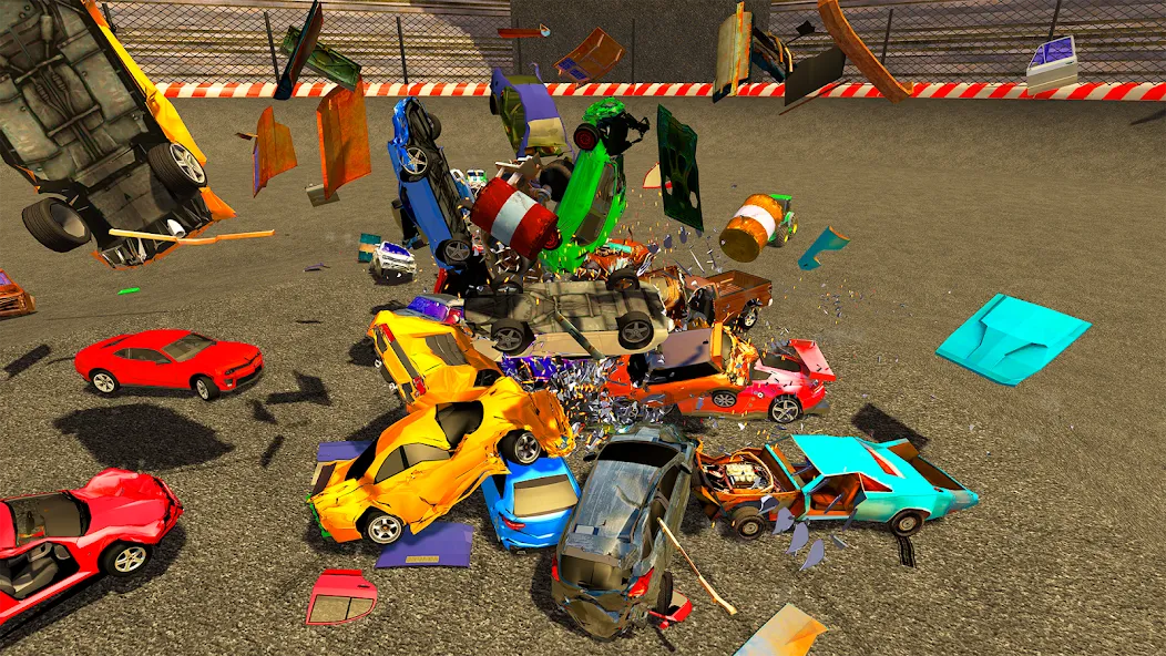 Demolition Derby Mad Car Crash (Дерби Деструкция Симулятор)  [МОД Много денег] Screenshot 1