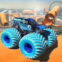 Взлом Monster Truck Car Game 3d (Монстр Трак Стант)  [МОД Все открыто] - стабильная версия apk на Андроид