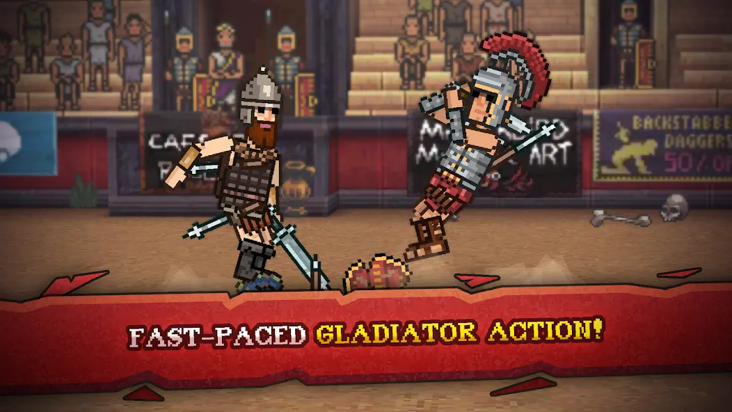 Gladihoppers - Gladiator Fight (Гладихопперс)  [МОД Unlimited Money] Screenshot 1