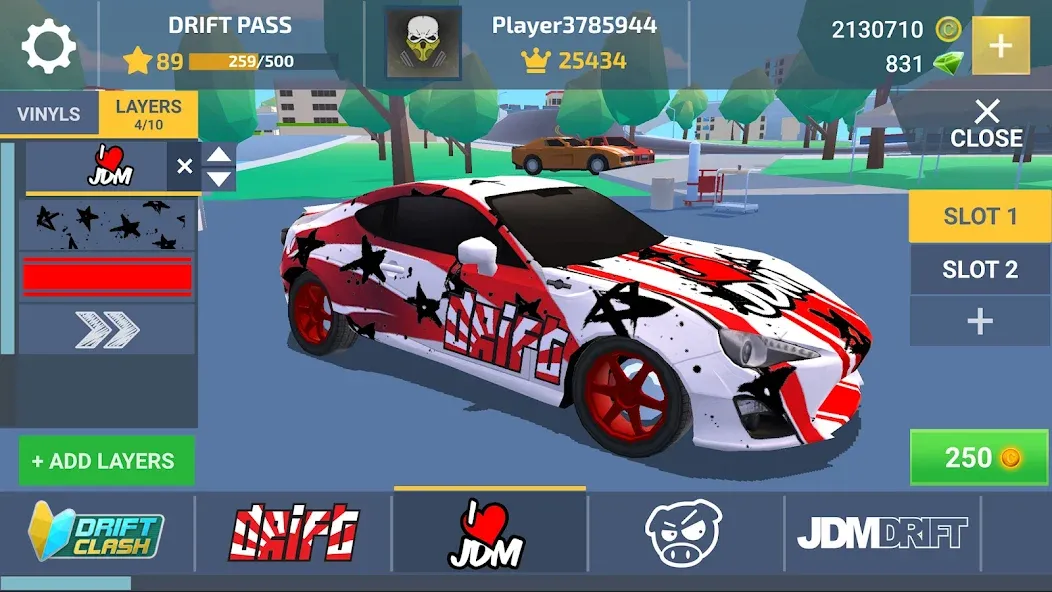 Drift Clash Online Racing (Дрифт Клаш)  [МОД Все открыто] Screenshot 1