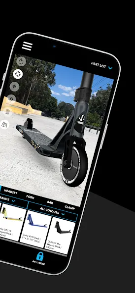 Scooter 3D custom builder (Скутер 3D настраиваемый конструктор)  [МОД Mega Pack] Screenshot 2