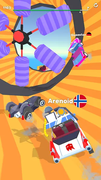 Ramp Racing 3D — Extreme Race  [МОД Бесконечные деньги] Screenshot 3