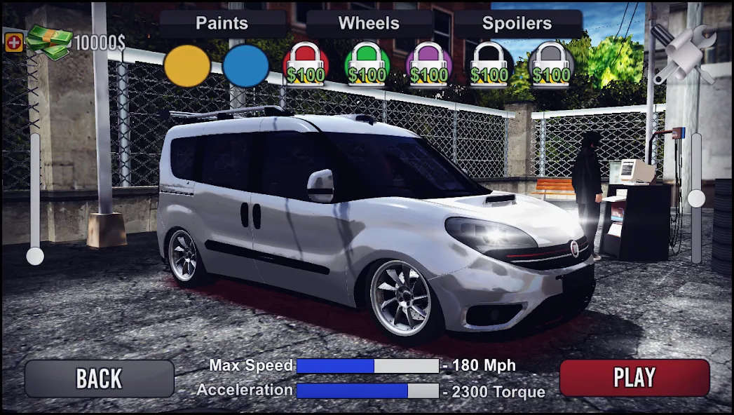 Doblo Drift Simulator (Добло Дрифт Симулятор)  [МОД Mega Pack] Screenshot 2