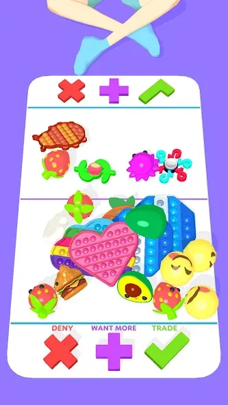 Fidget Trading 3D Fidget Toys (Фиджет Трейдинг 3D Фиджет Игрушки)  [МОД Много монет] Screenshot 3