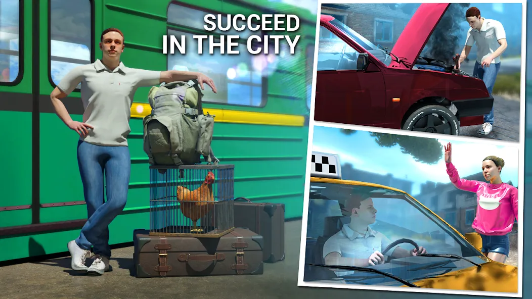 Real Driving School in City  [МОД Unlocked] Screenshot 1