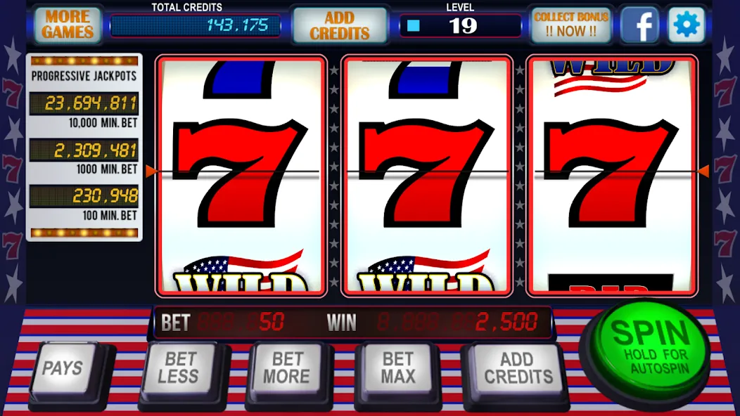 777 Slots Casino Classic Slots (Слоты Казино Классические Слоты)  [МОД Бесконечные деньги] Screenshot 4