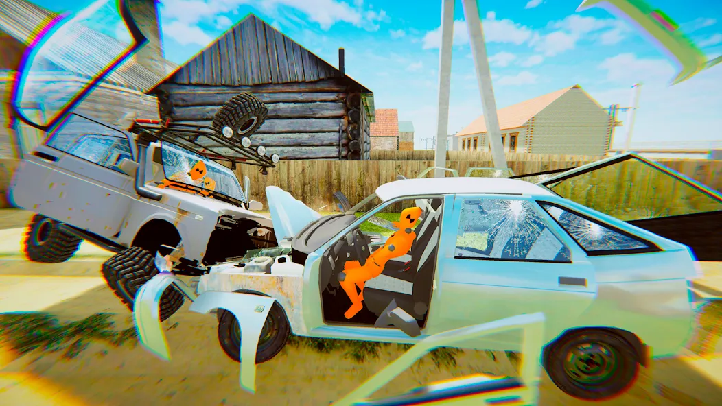 VAZ Crash Test Simulator 2  [МОД Unlocked] Screenshot 2