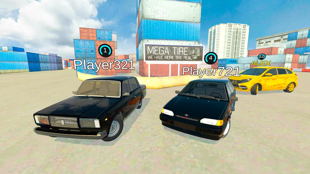 Lada Drift Simulator - Online  [МОД Unlimited Money] Screenshot 2