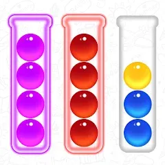 Скачать взлом Ball Sort - Color Puzzle Game (Болл Сорт)  [МОД Бесконечные монеты] - стабильная версия apk на Андроид