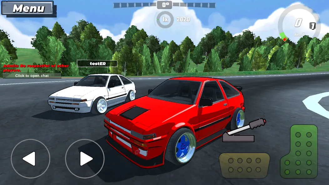 Drift King: Online (Дрифт Кинг)  [МОД Mega Pack] Screenshot 1