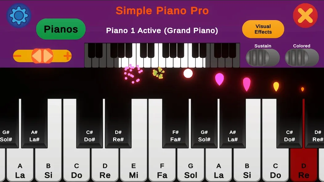 Simple Piano Pro (Симпл Пиано Про)  [МОД Много монет] Screenshot 2