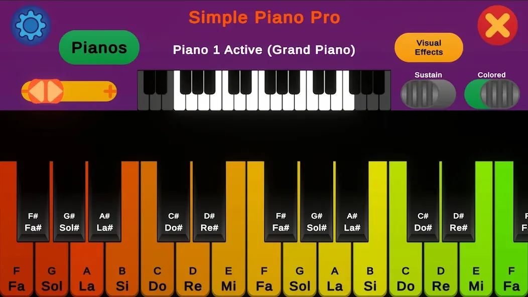 Simple Piano Pro (Симпл Пиано Про)  [МОД Много монет] Screenshot 4